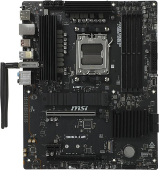 Материнская плата Socket AM5 MSI PRO B650-S WIFI (B650) 4*DDR5 HDMI DP ATX