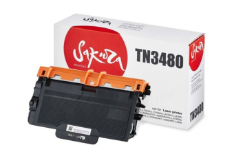 Картридж лазерный Sakura SATN3480  (TN-3480) для Brother, черный