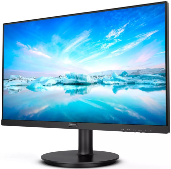 Монитор 21.5" PHILIPS 222V8LA (VA 1920x1080 4ms 75Hz VGA HDMI DP Speakers) Black