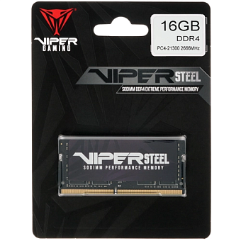 Модуль памяти SODIMM DDR4 16Gb PC4-21300 2666MHz Patriot (PVS416G266C8S)