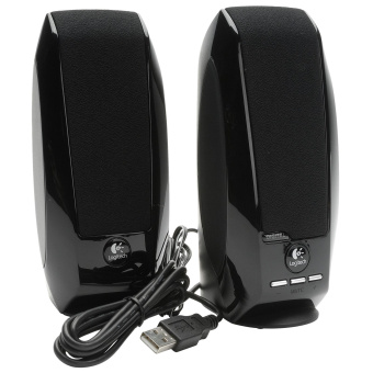 Акустическая система Logitech S-150 (2x0.6W, USB) черный