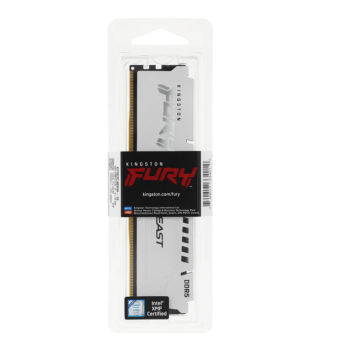 Модуль памяти DDR5 16Gb 5200MHz Kingston Fury Beast White XMP CL40