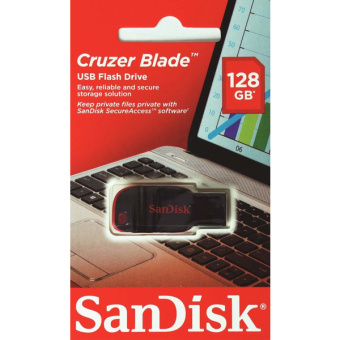 Флешка 128Gb SanDisk Cruzer Blade USB