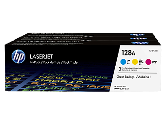 Картриджи (комплект) HP 128A (CE320A/CE321A/CE322A/CE323A) для HP CM1415/CP1525, голубой, пурпурный,