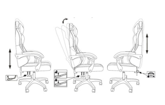 Кресло Knight Wolf RGB (экокожа/сетка, фикс. наклона спинки, крестов. пластик, до 120 кг) белый