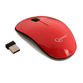 Мышь беспроводная Gembird MUSW-111 Wireless Optical 1200dpi кораловый