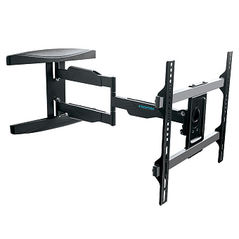 Крепление для телевизора Kromax ATLANTIS-60 (26"-65" макс.40кг настенный поворотно-выдвижной) Black