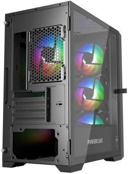 Корпус Powercase ByteFlow Micro mATX чёрный