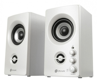 Акустическая система OKLICK OK-164 (2x15W питание от сети 220B) белый