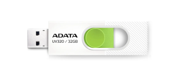 Флешка 32Gb ADATA [UV320] USB3.2 белый/зеленый