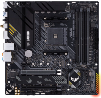 Материнская плата Socket AM4 ASUS TUF GAMING B550M-PLUS (B550) 4*DDR4 1*PCI-Ex1 2*PCI-Ex16 SATA M.2 HDMI DP mATX