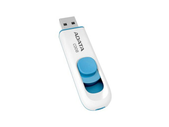Флешка 32Gb ADATA [C008] USB white-blue