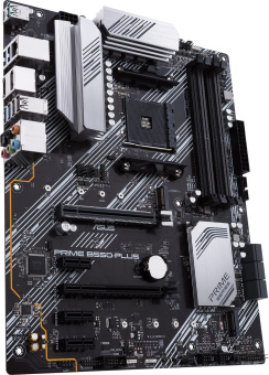 Материнская плата Socket AM4 ASUS PRIME B550-PLUS (B550) 4*DDR4 3*PCI-Ex1 2*PCI-Ex16 6*SATA 2*M.2 HDMI DP ATX
