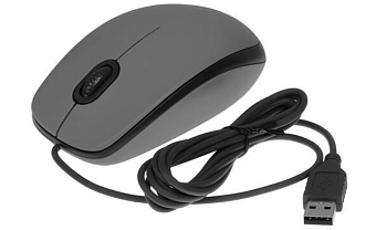 Мышь проводная Logitech M111 Silent Grey
