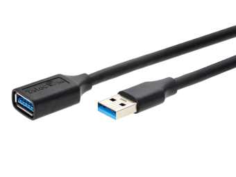 Кабель USB3.0 Am < - > Af удлинительный  3.0м, Telecom черный