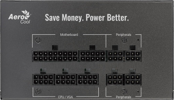 Блок питания 750W Aerocool AERO BRONZE 750M (120mm, 24+8pin, 2*8pin, 6*Sata, 4*Molex, 80 PLUS BRONZE)