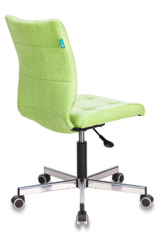 Кресло Бюрократ CH-330M (ткань, без мех. качания, крест. металл, до 120 кг) Салатовый