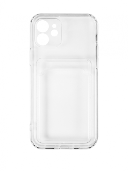 Чехол для смартфона Apple iPhone 11 6.1" - Gurdini силикон с отделением для карты прозрачный