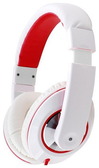 Наушники проводные Gembird MHS-780 (мониторные закрытые, 20 - 20 000 Гц, 105 дБ) white