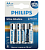 Элемент питания AA, 1.5V,  4шт, Philips Ultra LR6