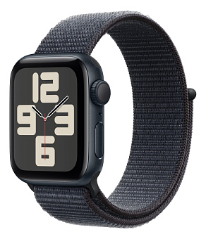 Смарт-часы Apple Watch SE 2024 44mm Sport Loop Midnight (темнаяч ночь)