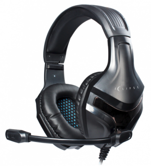 Наушники проводные Oklick HS-L370G Eclipse (мониторные полноразмерные, 20-20 000 Гц, 105дБ, 2м) black