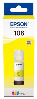 Картридж струйный EPSON 106Y для Epson L7160/7180, жёлтый