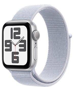 Смарт-часы Apple Watch SE 2024 44mm Sport Loop Silver (серебристый)