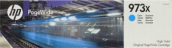 Картридж струйный HP 973 (F6T81AE) для HP PageWide 452/477, голубой