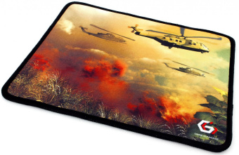 Коврик для мыши Gembird MP-GAME34 Вертолет (ткань+оверлок, вспененная резина   250*200*3мм)