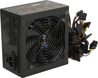 Блок питания 800W Aerocool KCAS PLUS 800W (120mm, 24+8pin, 4*8pin, 7*Sata, 4*IDE, 80 PLUS Bronze)
