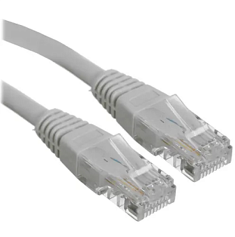 Кабель патч-корд .Patch cord кат.6 15.0м, серый