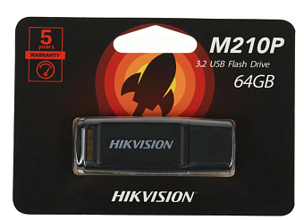 Флешка 64Gb Hikvision 64GB M210P USB2.0 черный