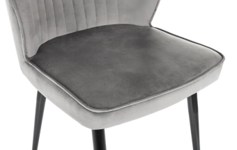 Кресло Бюрократ CH-K5 т.серый Holland 18 металл черный на ножках