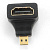 Кабель-переходник HDMI (f) < - > micro HDMI (m), Cablexpert (угловой)