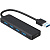 Концентратор USB-A - 4-port USB3.0, Gembird UHB-C414, кабель 19 см, черный
