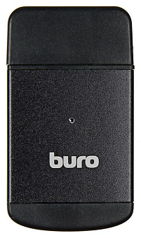 Внешний картридер USB2.0 Buro BU-CR-3103 miniSD/SD, черный