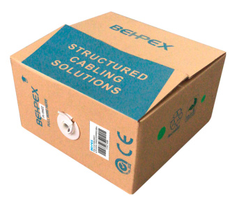 Кабель витая пара внутренний 4 пары кат.6 UTP (305м) медный, Behpex