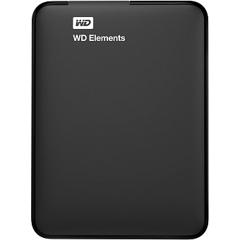 Внешний жесткий диск 1Tb WD Elements Portable 2.5" USB3.0 черный