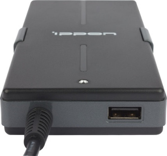 Блок питания для ноутбука Ippon S90U универсальный (15-19.5V, 90W, USB, 8 сменных разъемов питания)