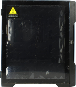 Корпус 1STPLAYER T3-BK-4F2(AP) mATX чёрный