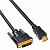 Кабель соединительный HDMI (m) < - > DVI (m), 10.0м, Buro, феррит.кольца черный