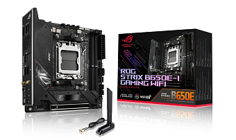 Материнская плата Socket AM5 ASUS ROG STRIX B650E-I GAMING WIFI (B650) 2*DDR5 HDMI mini-ITX