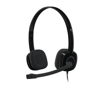 Наушники проводные Logitech H151 Stereo Headset 1.7м Black