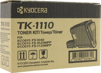Картридж лазерный Kyocera TK-1110 для FS-1040/1020MFP/1120MFP, 2500 стр. черный