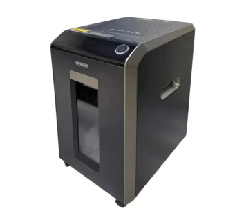 Уничтожитель бумаги Office Kit SA200M1,9х10 черный/серый с автоподачей (секр.P-5) фрагменты 220лист. 40лтр. скобы пл.кар