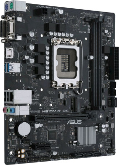 Материнская плата Socket-1700 ASUS PRIME H610M-R D4-SI (H610) 2*DDR4 1*PCI-Ex16 1*PCI-Ex1 M.2 HDMI V