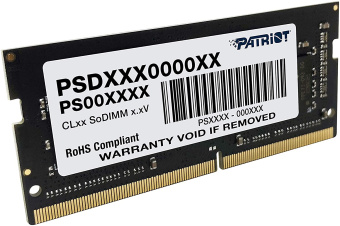 Модуль памяти SODIMM DDR4 16Gb PC4-19200 2400MHz Patriot (PSD416G24002S)