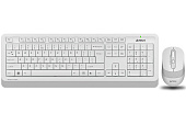 Комплект беспроводной (клавиатура+мышь) A4Tech Fstyler FG1010 Wireless белый/серый
