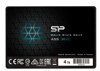 Накопитель SSD SATA 4Tb Silicon Power Ace A55 (TLC, 500/450 Мбайт/сек)